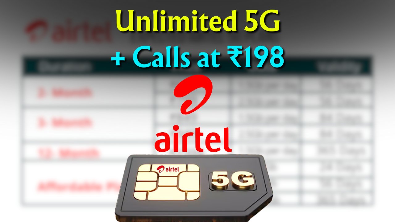 Airtel Monthly Recharge Plan