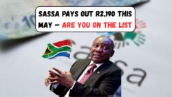 R2,190 May Grant Payment Released – Is Your Name on the Official SASSA Beneficiary List?